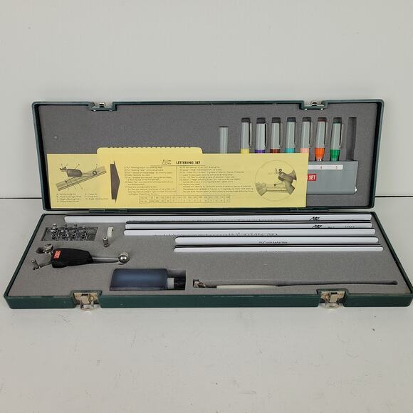 Vintage LUTZ No. 17 Lettering Set - Picture 1 of 6